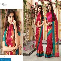 meghdoot Tassels Wholesale Cotton Silk Ethnic Saree